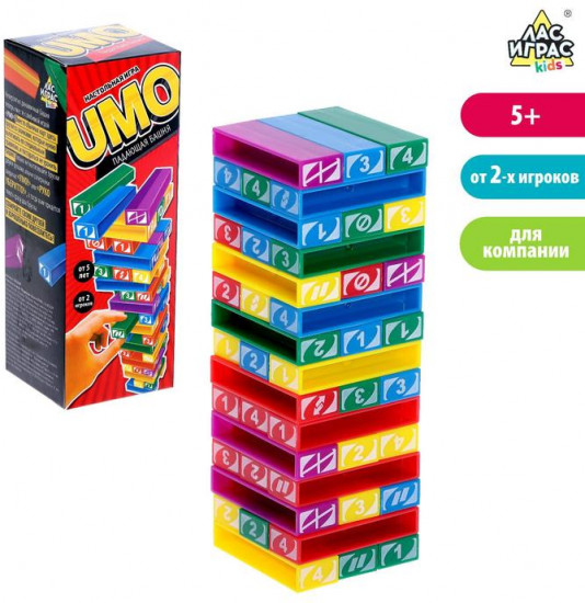 Игра настольная «Падающая башня UMO»
