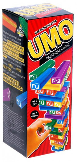 Игра настольная «Падающая башня UMO»