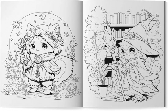 Чудо-звери. Книжка-раскраска