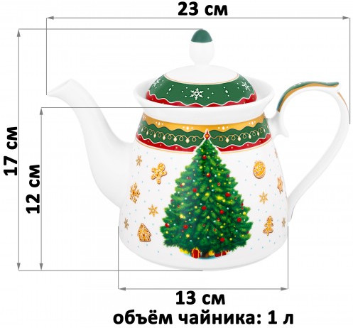 Чайник заварочный «Новогодняя елка»