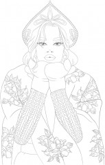 Раскраска «Красна девица» - Фото 2