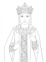 Раскраска «Красна девица» - Фото 3