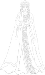 Раскраска «Красна девица» - Фото 4