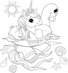 Раскраска «Мир единорогов» - Фото 2