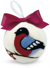 Набор для валяния из шерсти «Елочная игрушка Снегирь» - Фото 1