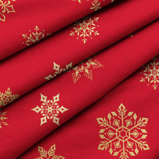 Скатерть «Red snowflakes»
