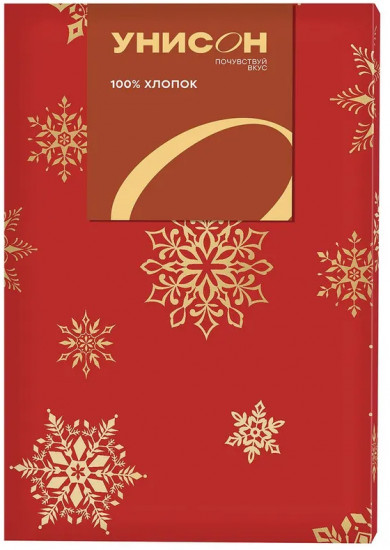 Скатерть «Red snowflakes»