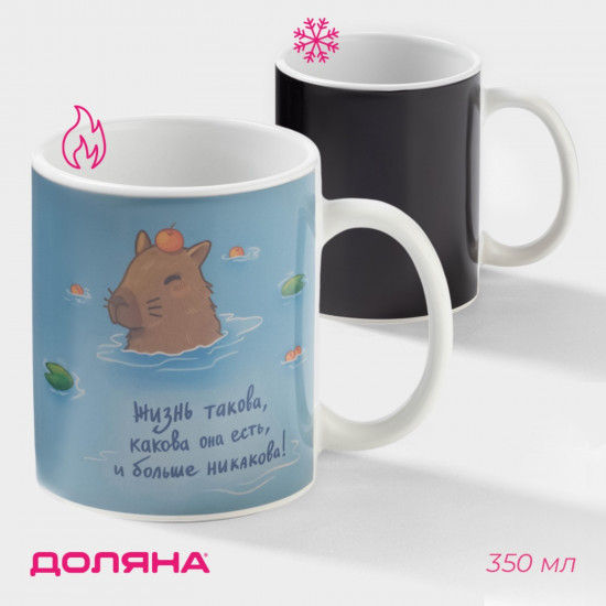 Кружка-хамелеон «Такова жизнь»