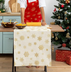 Фартук кухонный «Red snowflakes» - Фото 4