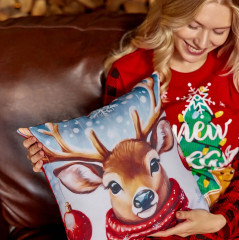 Подушка декоративная «Snow deer» - Фото 7