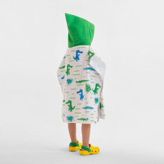 Полотенце-пончо детское «Крокодильчики» - Фото 3