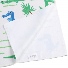 Полотенце-пончо детское «Крокодильчики» - Фото 7