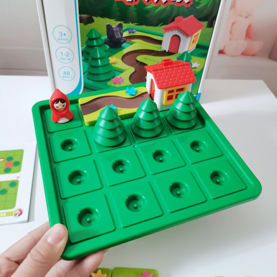 Логическая игра «Красная шапочка и серый волк»