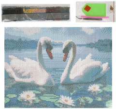 Алмазная мозаика «Лебеди» - Фото 2