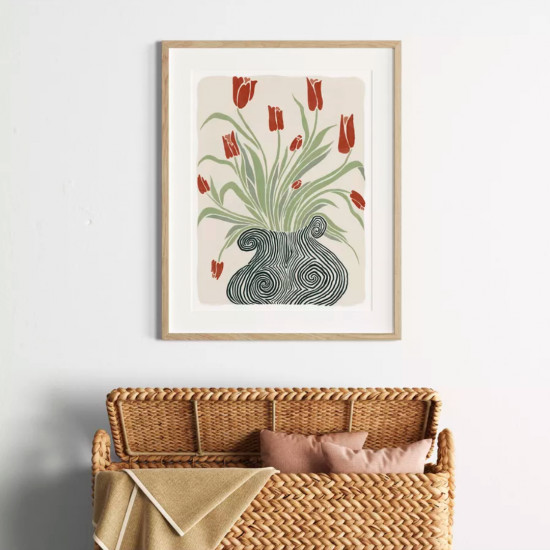 Интерьерный постер «Tulipes»