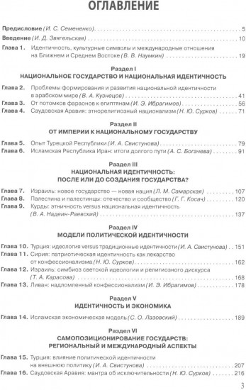 Ближний Восток. Политика и идентичность