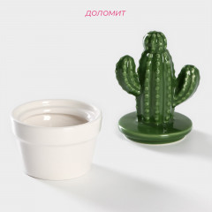 Банка для хранения сыпучих продуктов «Кактус» - Фото 1