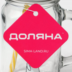 Кружка с крышкой и трубочкой «Медведь» - Фото 8