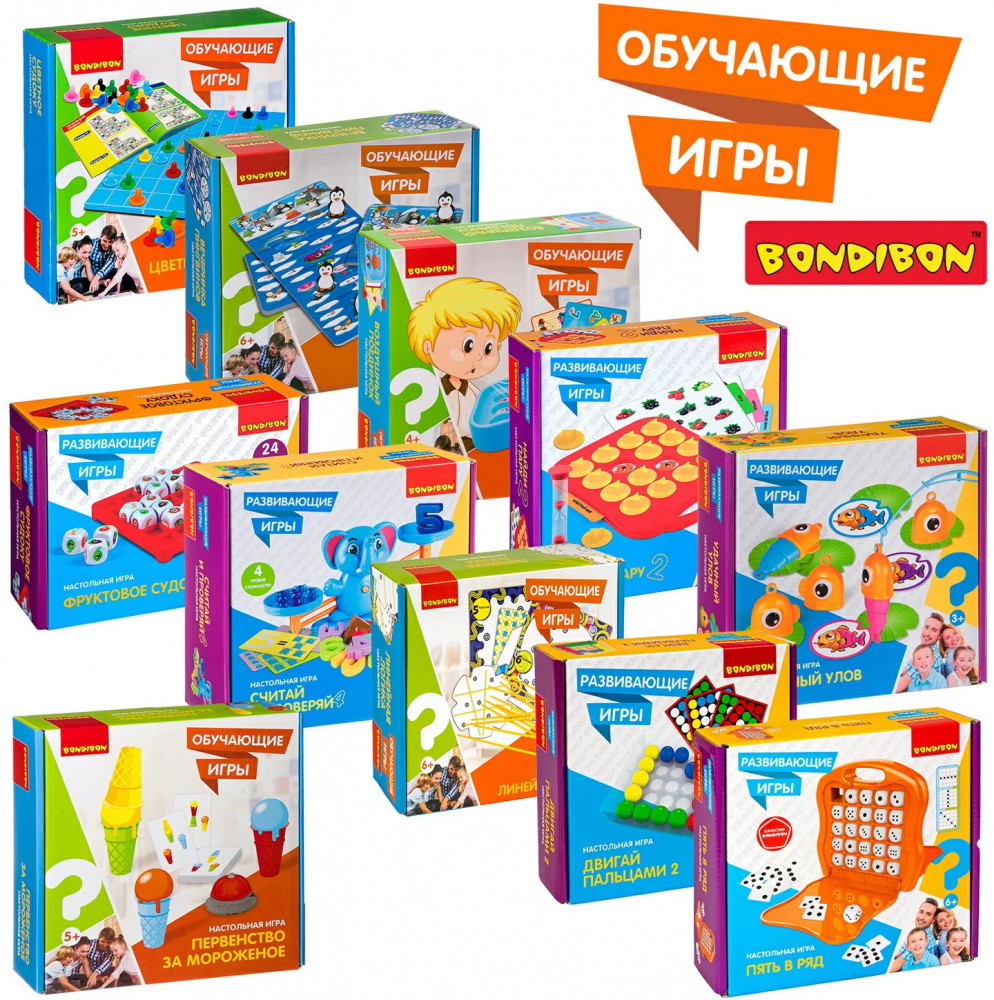 Игра настольная развивающая «Вертикальная мозаика» | Bondibon | Фото 14