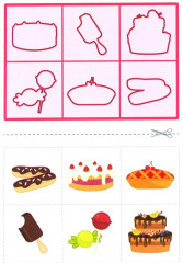 Первые вырезалки. Подбери картинку по контуру - Фото 9