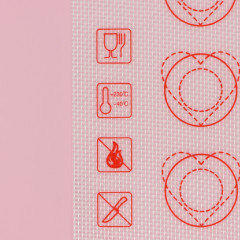 Коврик армированный для выпечки макаронс «Макарон» - Фото 3