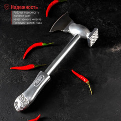 Молоток для мяса с топориком - Фото 1