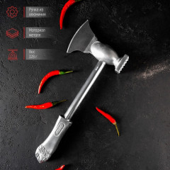 Молоток для мяса с топориком - Фото 2