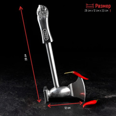 Молоток для мяса с топориком - Фото 3