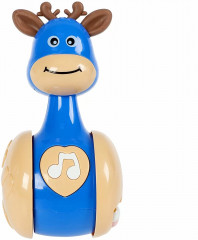 Неваляшка-каталка с прорезывателями и звуками «Олененок» - Фото 7