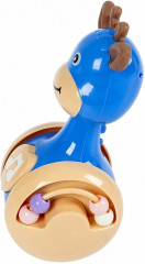 Неваляшка-каталка с прорезывателями и звуками «Олененок» - Фото 9