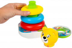 Пирамидка-неваляшка «Медвежонок» - Фото 9