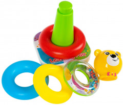 Пирамидка-неваляшка «Медвежонок» - Фото 11