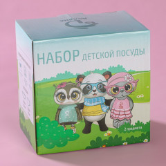 Набор детской посуды «Котик» - Фото 7