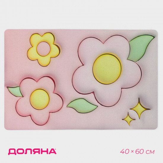 Коврик для ванной «Pink Flowers»