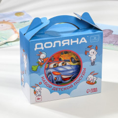 Набор детской посуды «Гонки» - Фото 7