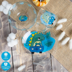 Набор детской посуды «Динозаврик» - Фото 2