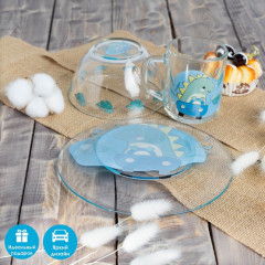 Набор детской посуды «Динозаврик» - Фото 6