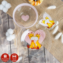 Набор детской посуды «Жирафы» - Фото 2