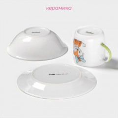 Набор детской посуды «Лисёнок» - Фото 2