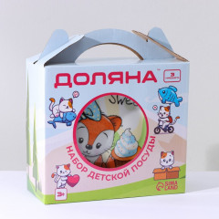 Набор детской посуды «Лисёнок» - Фото 3