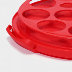 Тортовница с крышкой и съёмной подставкой для пирожных «Сладости» - Фото 7