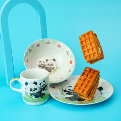 Набор детской посуды «Семья пандочек» - Фото 5