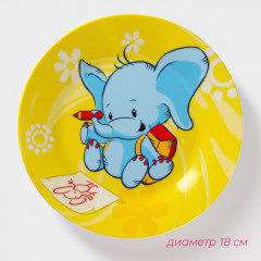 Набор детской посуды «Слонёнок» - Фото 5