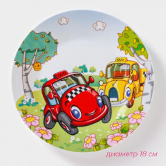 Набор детской посуды «Такси» - Фото 4