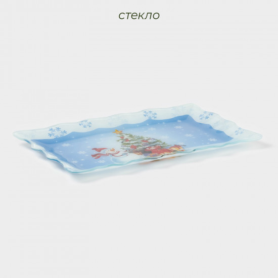 Блюдо «Зимняя сказка»