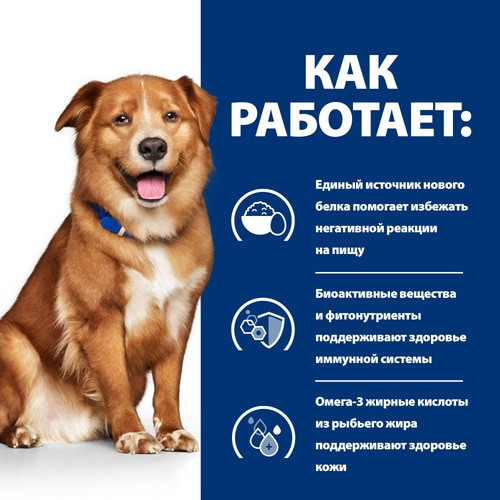 Корм для собак при пищевой аллергии «Derm Complete»
