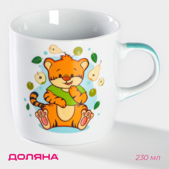 Кружка «Тигрёнок с грушами»