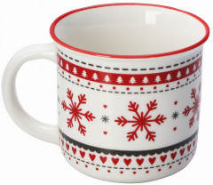 Кружка «Новый год. Снежинки» - Фото 2