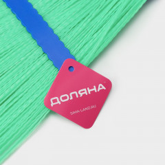 Метла пластиковая, с металлическим черенком - Фото 5