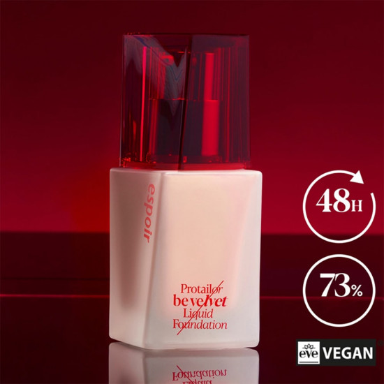 Тональная основа «Pro Tailor Be Velvet Liquid Foundation» SPF22 PA++, оттенок 05 beige